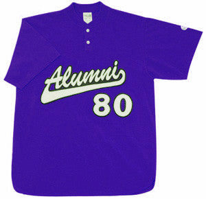 Athletic Knit Two Button Performance Baseball Jersey (BA1347)